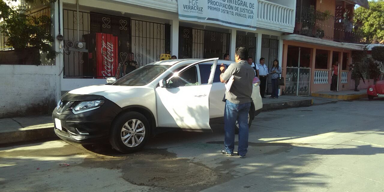 Fiscal de Pánuco muere a balazos.