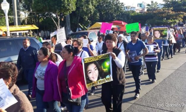 Protestan por desaparición de estudiante en Poza Rica