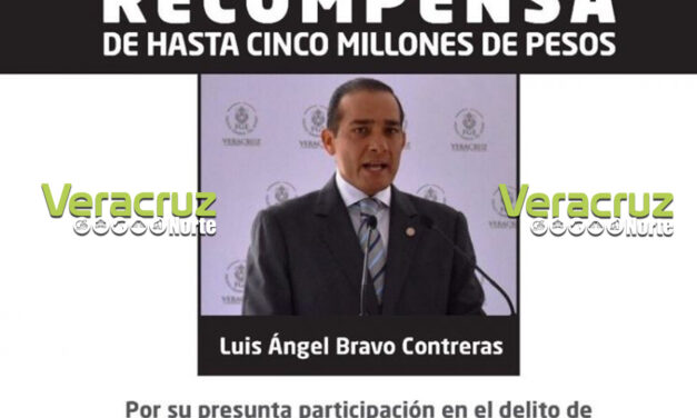 Recompensa de hasta 5 millones de pesos por la captura del ex fiscal Luis Ángel Bravo: Gobernador del Estado