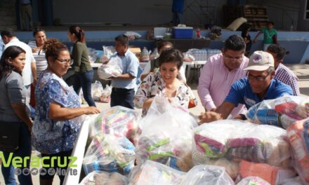 Álamo recibe ayuda del pueblo de Tuxpan