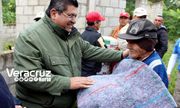 Apoyan a 216 familias por arribo de frente frío no. 10