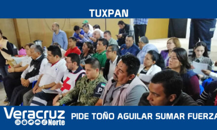 Pide Toño Aguilar sumar fuerzas para los operativos de Semana Santa