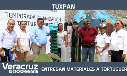 Entrega de materiales a campamentos tortugueros