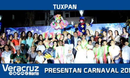 Espectacular presentación del elenco artístico del Carnaval Tuxpan 2019
