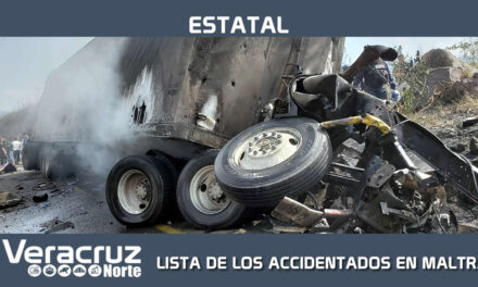 LISTA DE LOS ACCIDENTADOS EN MALTRATA
