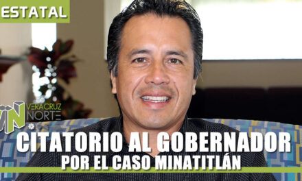 CITATORIO AL GOBERNADOR POR EL CASO MINATITLÁN