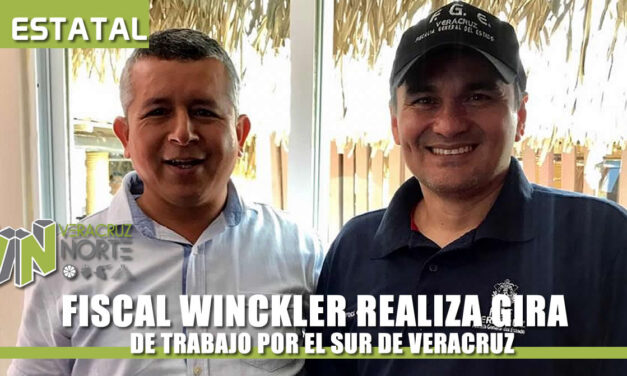 FISCAL REALIZA GIRA DE TRABAJO EN EL SUR DE VERACRUZ