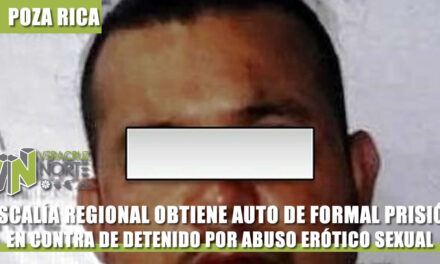 FISCALÍA REGIONAL OBTIENE CONTRA AUTO DE FORMAL PRISIÓN