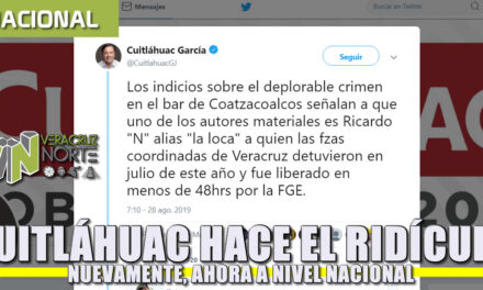 Cuitláhuac hace el ridículo nuevamente, ahora a nivel nacional