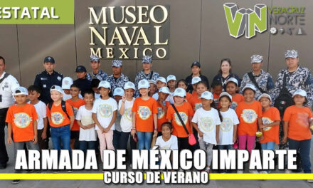 PERSONAL DE LA ARMADA DE MÉXICO IMPARTE CURSO DE VERANO “POLICÍA NAVAL 2019” A 78 NIÑOS EN VERACRUZ