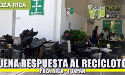 Buena respuesta al segundo Reciclatón en Poza Rica-Tuxpan