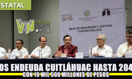Nos endeuda Cuitláhuac hasta el 2040 por 19 mil 500 millones de pesos