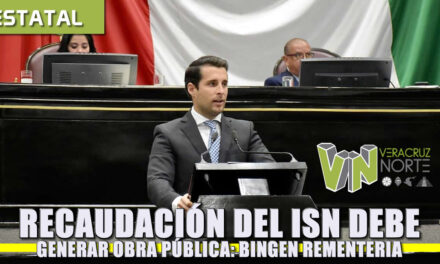 Recaudación del Impuesto sobre Nómina debe generar obra pública: Bingen Rementería