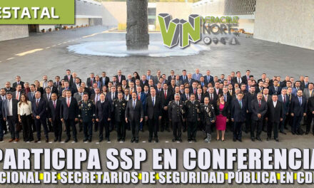 Participa SSP en Conferencia Nacional de secretarios de Seguridad Pública en CDMX