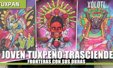 Joven tuxpeño trasciende fronteras con sus obras