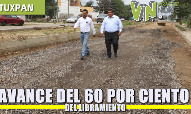 AVANCE DEL 60 POR CIENTO DEL LIBRAMIENTO