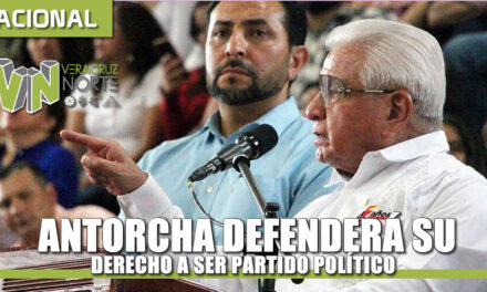 ANTORCHA DEFENDERÁ SU DERECHO A SER PARTIDO POLÍTICO: AQUILES CÓRDOVA
