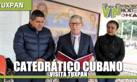 Catedrático Cubano visita Tuxpan