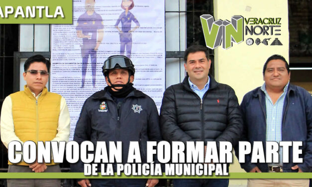 CONVOCAN A FORMAR PARTE DE LA POLICÍA MUNICIPAL