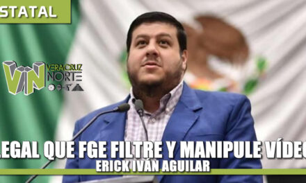 Ilegal que FGE manipule y filtre videos; en dicho video se confirma que mi actuación fue totalmente legal: Erick Iván Aguilar