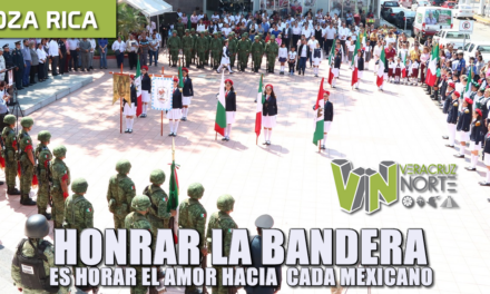 HONRAR LA BANDERA, ES HONRAR EL AMOR HACIA CADA MEXICANO