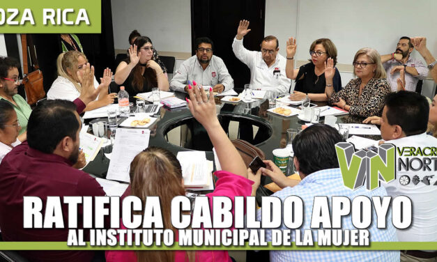 Ratifica cabildo apoyo al Instituto Municipal de la Mujer
