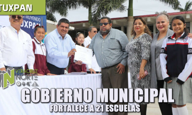 gobierno municipal fortalece a 21 escuelas
