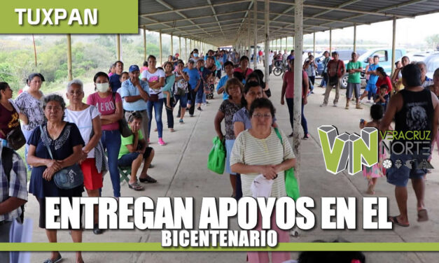 Entregan apoyos en el Bicentenario