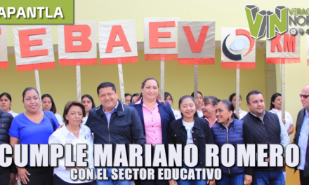 CUMPLE MARIANO ROMERO CON EL SECTOR EDUCATIVO