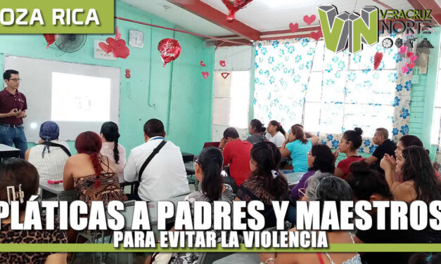 Lleva Prevención del Delito pláticas a padres y maestros para evitar la violencia