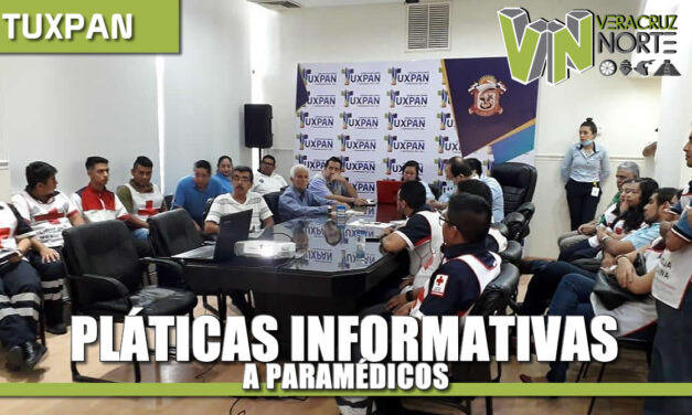 Pláticas informativas a paramédicos