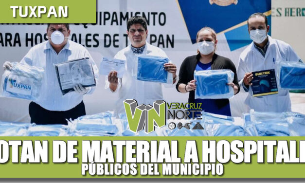 Dotan de material a Hospitales Públicos del municipio