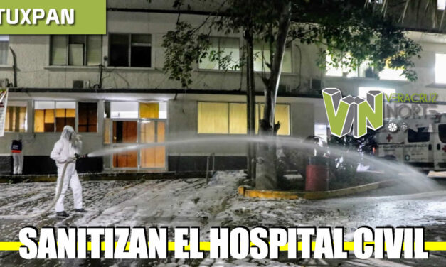 SANITIZACIÓN DEL HOSPITAL CIVIL EMILIO ALCAZAR