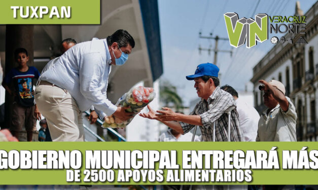 GOBIERNO MUNICIPAL ENTREGARÁ MÁS DE 2,500 APOYOS ALIMENTARIOS A FAMILIAS VULNERABLES