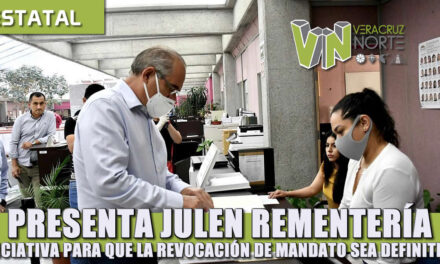 Presenta Julen Rementería iniciativa para que la revocación de mandato del gobernador sea obligatoria