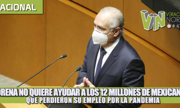 Morena no quiere ayudar a los 12 millones de mexicanos que perdieron su empleo por la pandemia
