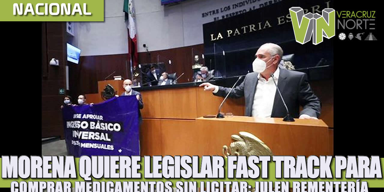 Morena quiere legislar fast track para comprar medicamentos sin licitar: Julen Rementería