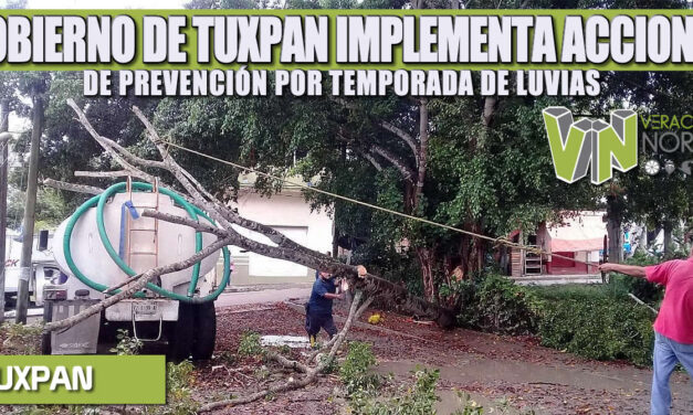 GOBIERNO DE TUXPAN IMPLEMENTA ACCIONES DE PREVENCIÓN POR TEMPORADA DE LUVIAS