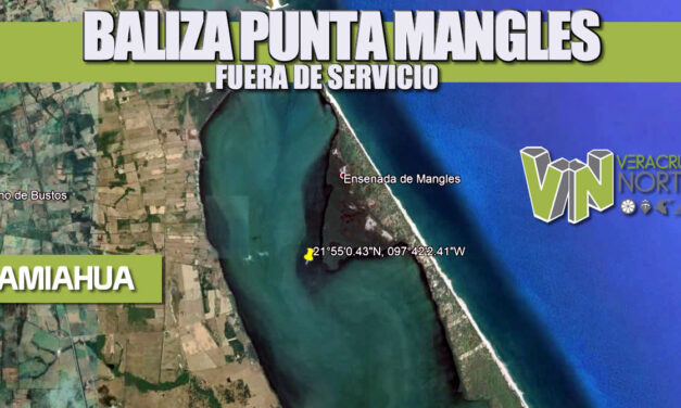 BALIZA PUNTA MANGLES FUERA DE SERVICIO