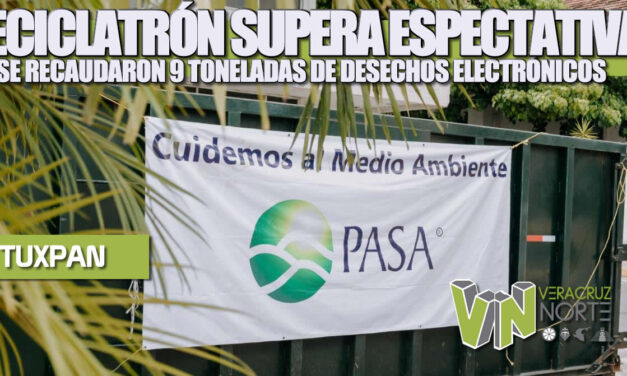 RECICLATRÓN SUPERA EXPECTATIVAS; SE RECABARON 9 TONELADAS DE DESECHOS ELECTRÓNICOS