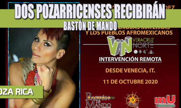 DOS POZARRICENSES RECIBIRÁN BASTÓN DE MANDO