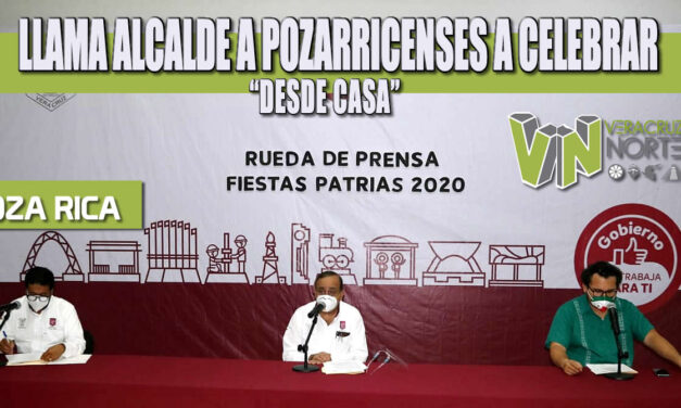 LLAMA ALCALDE A POZARRICENSES A CELEBRAR “DESDE CASA”