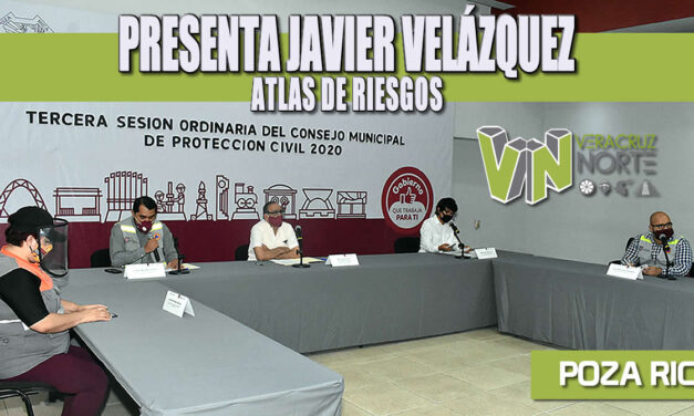 PRESENTA JAVIER VELÁZQUEZ ATLAS DE RIESGOS