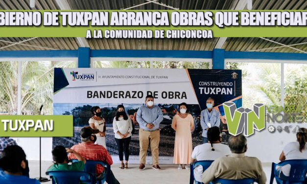 GOBIERNO DE TUXPAN ARRANCA OBRAS QUE BENEFICIARÁN A LA COMUNIDAD DE CHICONCOA