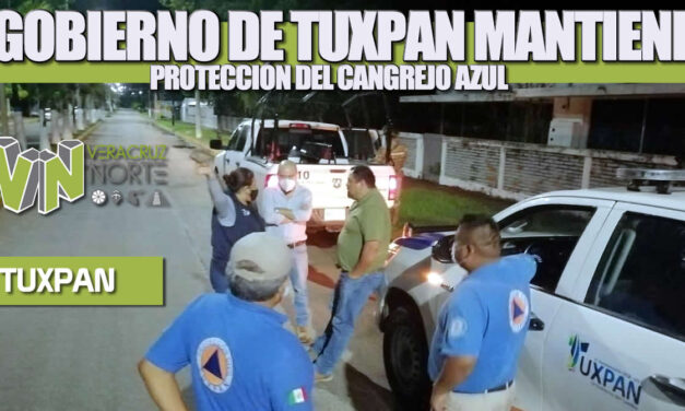 GOBIERNO DE TUXPAN MANTIENE PROTECCIÓN DEL CANGREJO AZUL, CON APOYO EN INSPECCIONES Y VIGILANCIA