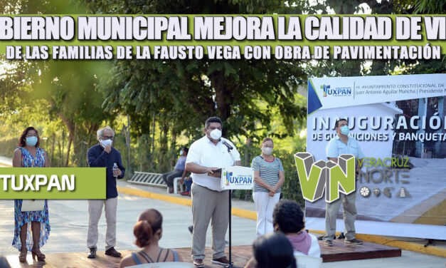 GOBIERNO MUNICIPAL MEJORA LA CALIDAD DE VIDA DE LAS FAMILIAS DE LA FAUSTO VEGA CON OBRA DE PAVIMENTACIÓN