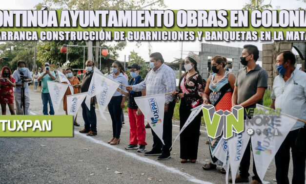 CONTINÚA AYUNTAMIENTO OBRAS EN COLONIAS; ARRANCA CONSTRUCCIÓN DE GUARNICIONES Y BANQUETAS EN LA MATA