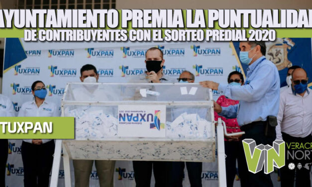 AYUNTAMIENTO PREMIA LA PUNTUALIDAD DE CONTRIBUYENTES CON EL SORTEO PREDIAL 2020