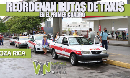 Reordenan Rutas DE TAXIS EN EL PRIMER CUADRO