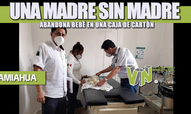 UNA MADRE SIN MADRE ABANDONA BEBÉ EN UNA CAJA DE CARTÓN